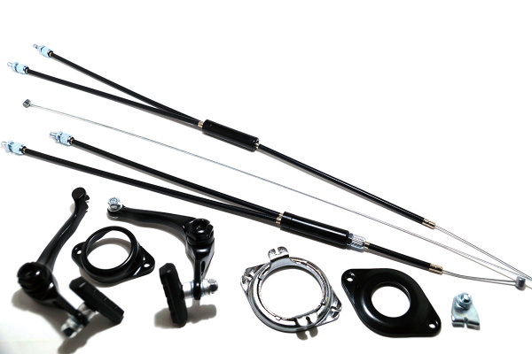 Тормоз задний BMX U969D U-brake 55mm, комплект,гироротор,троса 900\1300мм